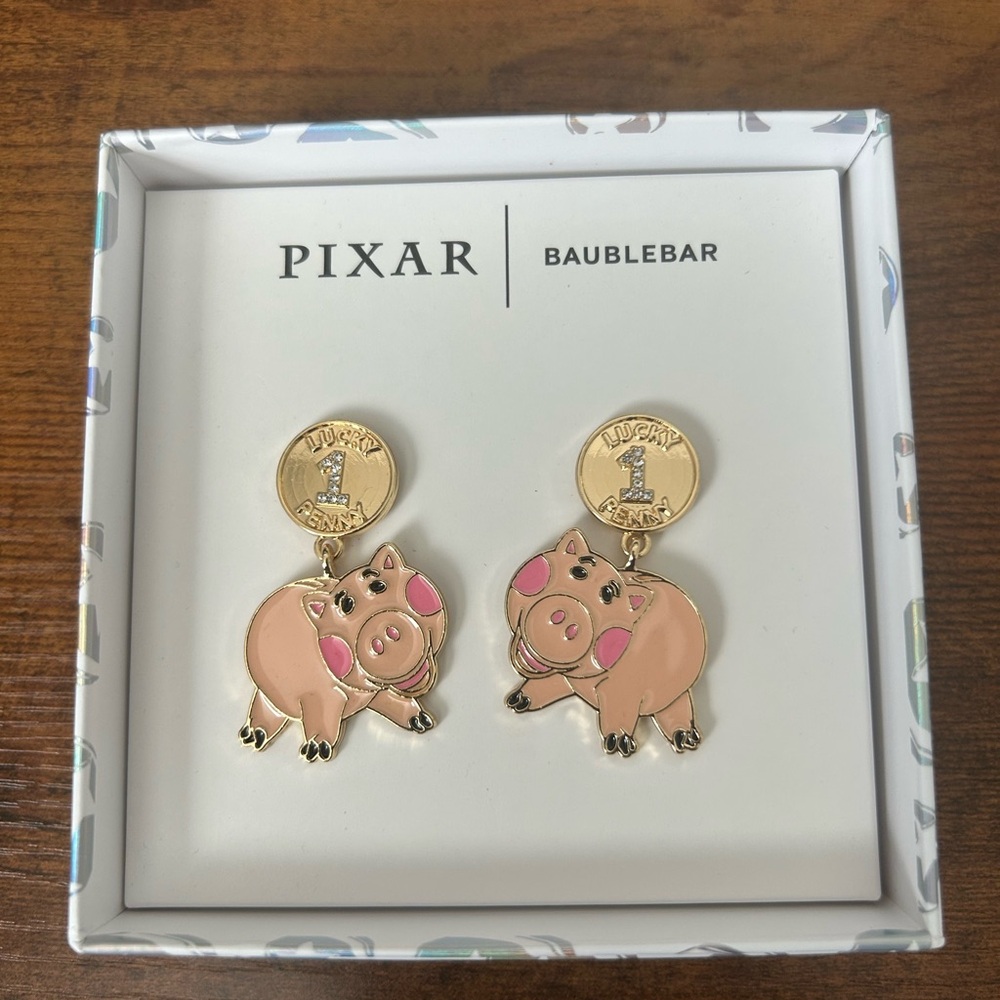 Pixar BaubleBar Hamm Earrings